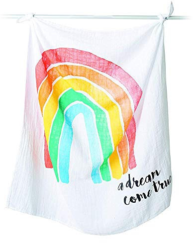 Lulujo Baby erstes Jahr Meilensteindecke und Karten Set A Dream Come True.