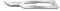 Swann-Morton 22403 Lame Bisturi con S, N. 15, Sterili, Confezione da 100