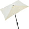 Aktive 53877, Sombrilla rectangular, Parasol terraza, Toldo 3x2 m, Sombrilla jardín, color crema, mástil aluminio, 300x200cm