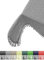 Brandsseller Gartentischdecke 130x220 cm Tischdecke mit Fransen Outdoor Tischtuch rechteckig Weichschaum für Garten, Terrasse, Balkon wetterfest rutschfest - Hellgrau