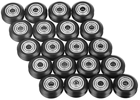 Kugellager, V-Nut, 20 Stück, V-Kugellager, Rillen, 5 mm, 625 mm, für 3D-Drucker, CNC-Maschinen