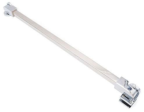 NUZAMAS 300mm to 500mm Telescopic Bar, Support Square Bar Fits Glass 8mm-12mm, Support Arm Stainless Steel for Bathroom Room Shower Screen Walk in Shower Enclosure