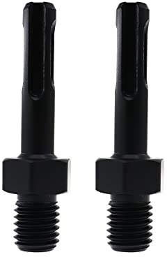 SHDIATOOL M14 Male Thread to SDS Plus Adapter Connecting Converter Core Drill Bit Hole Mounted Hammer Drill or Power Drill 2 Pack