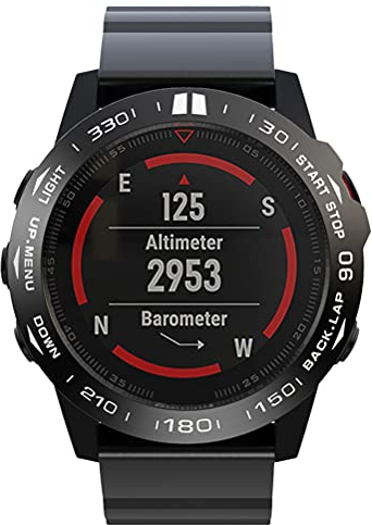 ibasenice Uhrengehäuse Für 5X Metall Lünette Schutzring Leichtes Zubehör Mit Elegantem Design Für Sportuhren