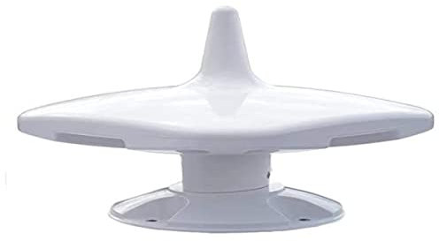 Blugy Antena TV para Caravana Exterior Omnidireccional Amplificador DVB-T/DVB-T2/FM/DAB TDT con Soporte de Montaje