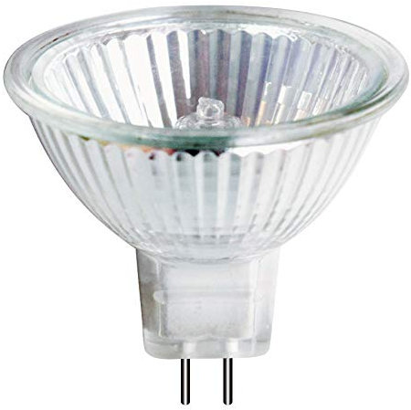 NCC-Licht 1 Stück Halogen Leuchtmittel Reflektor MR16 20W GU5,3 12V longlife 4000h warmweiß dimmbar flood 36°