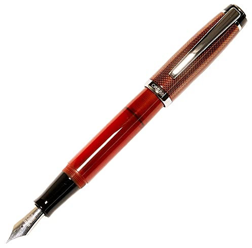 Opus 88 Premium Opera Brown Dot Fountain Pen (Broad)