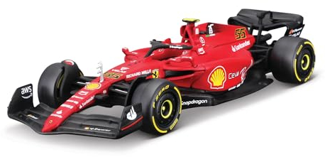 Bburago Formula 1 Ferrari F1-75 (2022) SAINZ 1:43 Scale Die-Cast Colletible Race Car