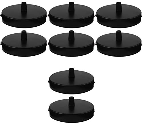 VILLFUL 4sets Flat Ceiling Light Bracket Round Chandelier Base Ceiling Pendant Light Accessory 2pcs*4