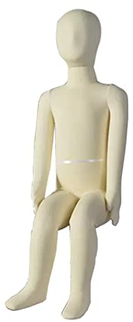 Babysitter-Schaufensterpuppe 1 3 5 7 9 Jahre alt, Vollflexible Kinder-Schaufensterpuppe mit flexiblem Körper für Schaufensterausstellung/Weihnachtsinstallation, feststeckbare Kinder-Schaufensterpuppe