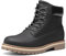 Bruno Marc Winterschuhe Herren Winterstiefel Jungs Warm Gefüttert Schneestiefel Kurzschaft Stiefeletten Arbeit Stiefel Winter Outdoor Trekking Wander Schuhe,Size 44,Schwarz/Mesh,SBSB226M-1