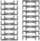 Streifensicherungen Blattsicherung Flachsicherungsstreifen 16 Stk Auto Sicherung 30A 40A 50A 60A 70A 80A 100A 110A 125A 150A Maximale Spannung bis 32V, für PKW Wohnmobil (70A)