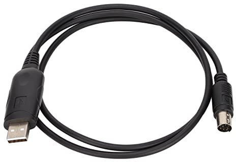 Stabiles USB-Schreibfrequenzkabel für FT-100D FT-817 FT-857 FT-897, 8-poliger -DIN-Stecker, Einfacher Anschluss an PC-Laptop