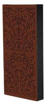 IG Acoustics AbsorbFuser 100 x 50 x 11 cm – Absorbeur acoustique/Diffuseur Panneau hybride Absorbeur acoustique (Marron)