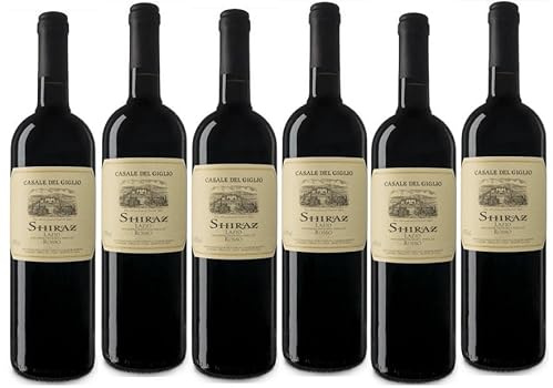 CASALE DEL GIGLIO SHIRAZ 2022 VINO ROSSO LAZIO IGT IGP 75 CL 6 BOTTIGLIE