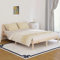 QZZCED telaio del letto Struttura letto multifunzionale telaio del letto Telaio Letto in Legno Massello di Pino 140x200 cm Adatto per camera da letto, soggiorno
