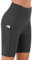 Persit Kurze Sporthose Damen, High Waist Radlerhose Sport Shorts Sommer Cycling Bike Leggins KlassischGrau XXL