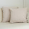 Cord Kissenbezug 40x40 Beige – Struktur Kissenhülle für Sofa & Couch – Deko Kissenbezug mit Reißverschluss – Waschbar, Strapazierfähig & Stilvoll – Für Wohnzimmer, Sofa, Schlafzimmer & Sofakissen