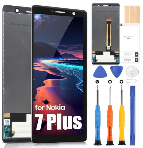 LCD Display für Nokia 7 Plus TA-1041 LCD-Bildschirm für Nokia 7 Plus TA-1041 TA-1062 TA-1046 Ersatz Bildschirm Digitizer Full Assembly mit Reparatur-Set