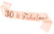 JEKUGOT 30th Birthday Sash 30th Birthday Decorations for Women Birthday Sash for Women 30th Sash for Birthday Party