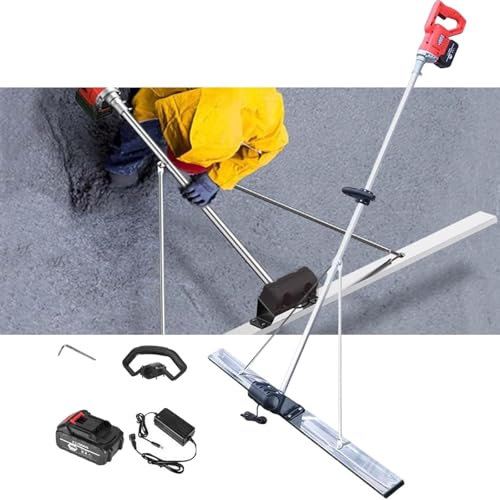 Vibrante Per Massetto In Calcestruzzo, Strumento Finitura Per Calcestruzzo-Pannello 150Cm,Macchina Vibrante Per Finitura Cemento Per Massetto Elettrico,Righello Livellamento Calcestruzzo ,Silver