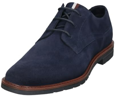 bugatti Herren Schnürstiefel, Männer Stiefel Kaltfutter,Chukka Boots,schnürung,Boots,Winterstiefel,Winterschuhe,Dark Blue