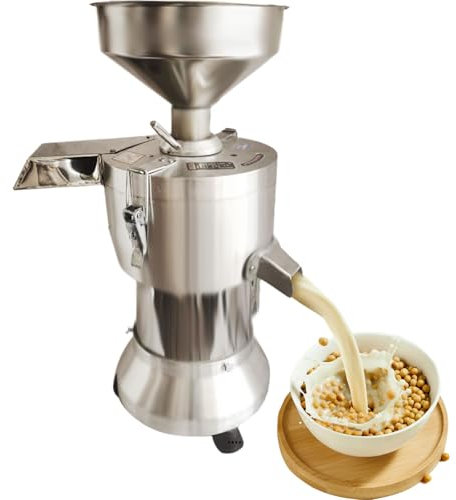 1100W Soybean Milk Machine, 2800R/min Commercial Soybean Milk Freshly Grounder, Quick Ground, Easy To Clean with 2 Filters and a Pair of Grinding Wheels for Almond Milk, Oat Milk, Rice Milk