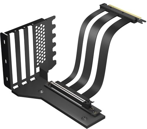 GLOTRENDS 3-Slot GPU Support Bracket with 150mm PCIe 5.0 Riser Cable for GPU Vertical Mount, Compatible with RTX5090 RTX4090 RX9070 RX7900, PC Cases with Open PCI 7/8-slot Design