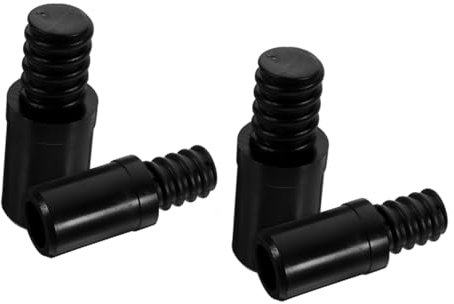 YOSADIER 4 Stück Gewindespitzen Ersatzadapter Für Besenstiel Moppstiel Kunststoff Gewindeende Reparatur Für Haushalts Und Gewerbereinigung