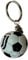 Generico Portachiavi bianconero palla calcio con logo juv gadget tifoso accessorio zaino idea regalo uomo donna bambino
