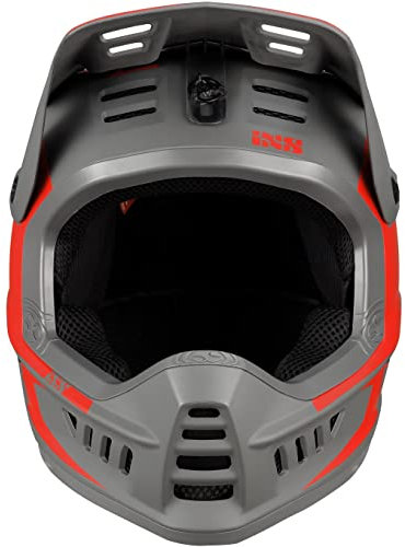 IXS Helmet XACT EVO red-Graphite SM (53-56cm) Helm, rot, S