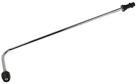 BSD Hochdruckreiniger Lanze - Lange Winkellanze für die Unterbodenreinigung - 90 Grad abgewinkelte Metalllanze Kompatibel mit Hochdruckreinigern K2-K7 Serie
