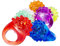 BLINKRING Partyring, Blinkende, Leuchtende LED Party Ringe, Mallorca-Edition, Leuchtringe 8-Farben-Mix, Einheitsgröße, 100er Set, 60-90 Minuten Leuchtdauer