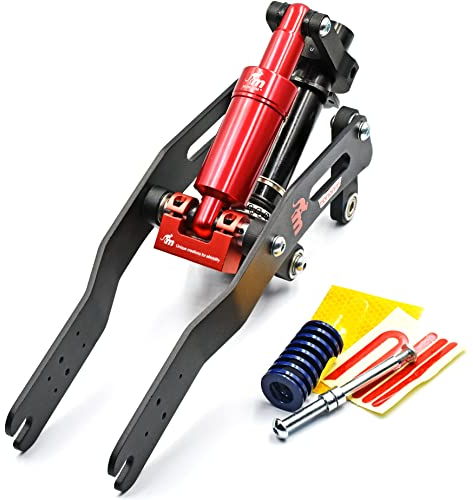 myBESTscooter Kit di Sospensione Originale V4 Monorim per Monopattino Elettrico Xiaomi M365 1S Essential Pro 2 Mi3 Pro4 (Black/Red)