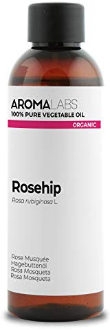 Aroma Labs - Rose Musquée BIO - Huile Végétale Vierge et Certifiée Cosmos - 100 mL