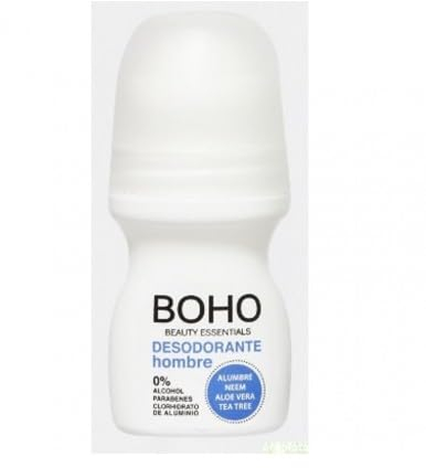Desodorante roll on 0% hombre 50ml BOHO