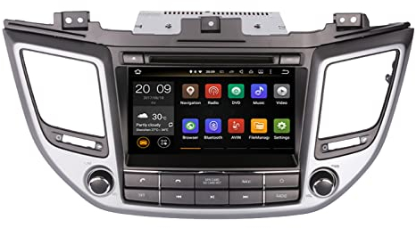 Android Navi Autoradio 8 Größe für Hyundai Tucson IX35 2015-2022 Kfz Navigationsgerät Bluetooth WiFi USB Lenkrad Control Player (Color : Android 10 PX6 4-64)