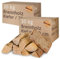Madera de pino 5-500 kg Leña Madera para Estufa y Chimenea 30 cm Brasero Parrilla Cesta de Fuego Troncos de Flameup, Cantidad:60 kg