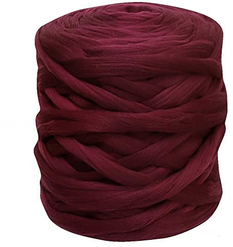 1m Filzwolle Märchenwolle Merino Nassfilzen Trockenfilzen Spinnen über 100 Farben Meterware, Farbe Wolle:009 bordeaux