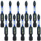10 x Rennie Tools 50mm Long PH1 Impact Screwdriver Driver Bits Set. Magnetic Phillips No.1 Heavy Duty Impact Driver Bit Set. PH1 Bits. Hex Shank, Cross Head. Black Oxide Coated