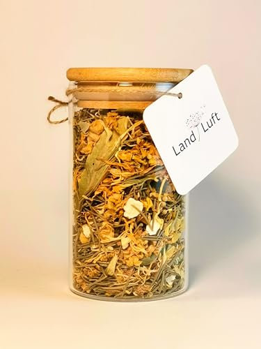 Duft Potpourri Sommerliebe im Gewürzglas LandLuft Raumduft Dekoration Getrocknete Blüten Ätherische Öle Natürlich ohne synthetische Zusätze 30g 250ml