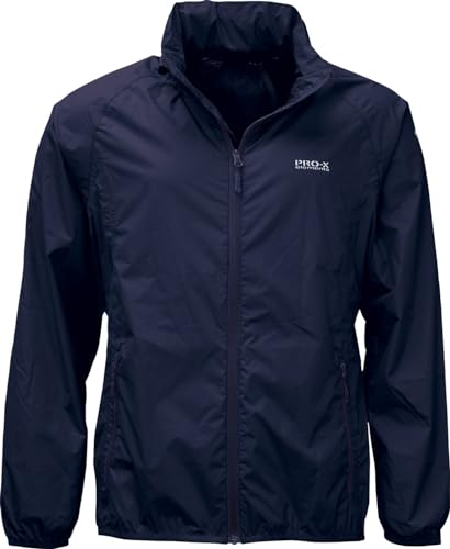 PRO-X elements Herren Packable Bike Jacke, Marine, L, Blau