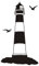 Warmhm Wandsticker Ablösbarer Wandaufkleber Wandtattoo PVC Wandaufkleber Leuchtturm Wandaufkleber Wandtattoos Leuchttürme PVC Wandaufkleber Handwerk Malerei Wandaufkleber Ablösbar