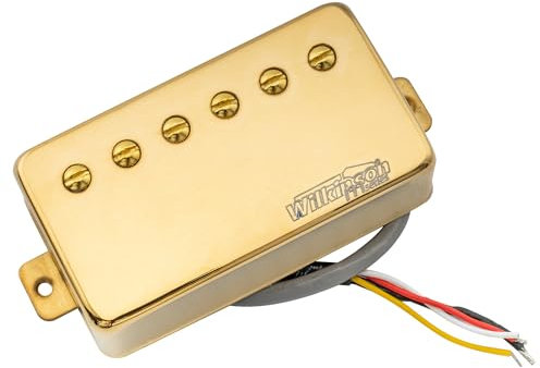 Wilkinson WOCHB Céramique PAF Micro Humbucker Manche Pickup pour Guitare électrique Les Paul SG Style, Doré