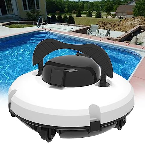 SACLMD Nettoyeur De Piscine Automatique sans Fil,Aspirateur Intelligent Robot Nettoyeur De Piscine,Autonomie,Robot de Piscine Automatique