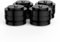 Brollitest HiFi Lautsprecher Füße, 33 * 22mm Absorber Füße,Schwarz 4 Stück Gerätefüße HiFi, für subwoofer Plattenspieler Verstärker CD Player Etc