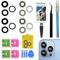 LEAFE for iPhone 14 Pro and iPhone 14 Pro Max Camera Lens Replacement,2 Sets OEM Original Camera Glass Lens for iPhone 14 Pro/iPhone 14 Pro Max with Pre-Installed Adhesive+Repair Tools
