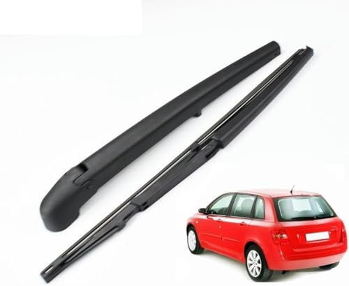 LMMPP Escobilla y Brazo del limpiaparabrisas Trasero para Fiat Stilo 192 Hatchback (2001-2010) limpiaparabrisas Trasero del Coche