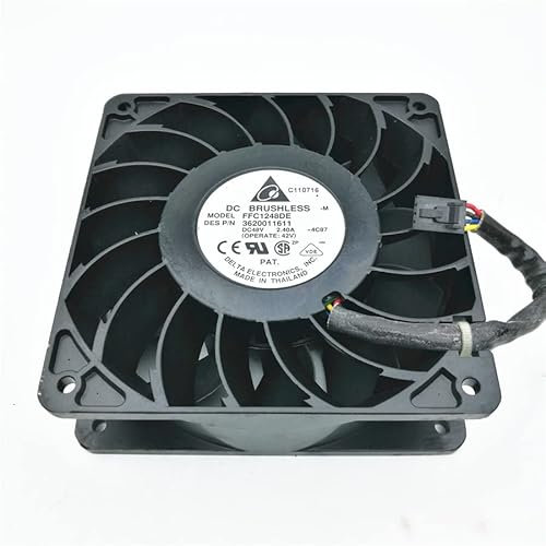 FFC1248DE high speed 48V 2.40A aluminum frame 12CM 120 * 120 * 38MM cpu chassis fan