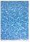QUARKZMAN DIY Welleneffekt-Folie 29,5 x 21 cm Bodenbelag-Papieraufkleber mit Selbstklebender Rückseite für See-Szenen Puppenhaus-Dekor, Blau